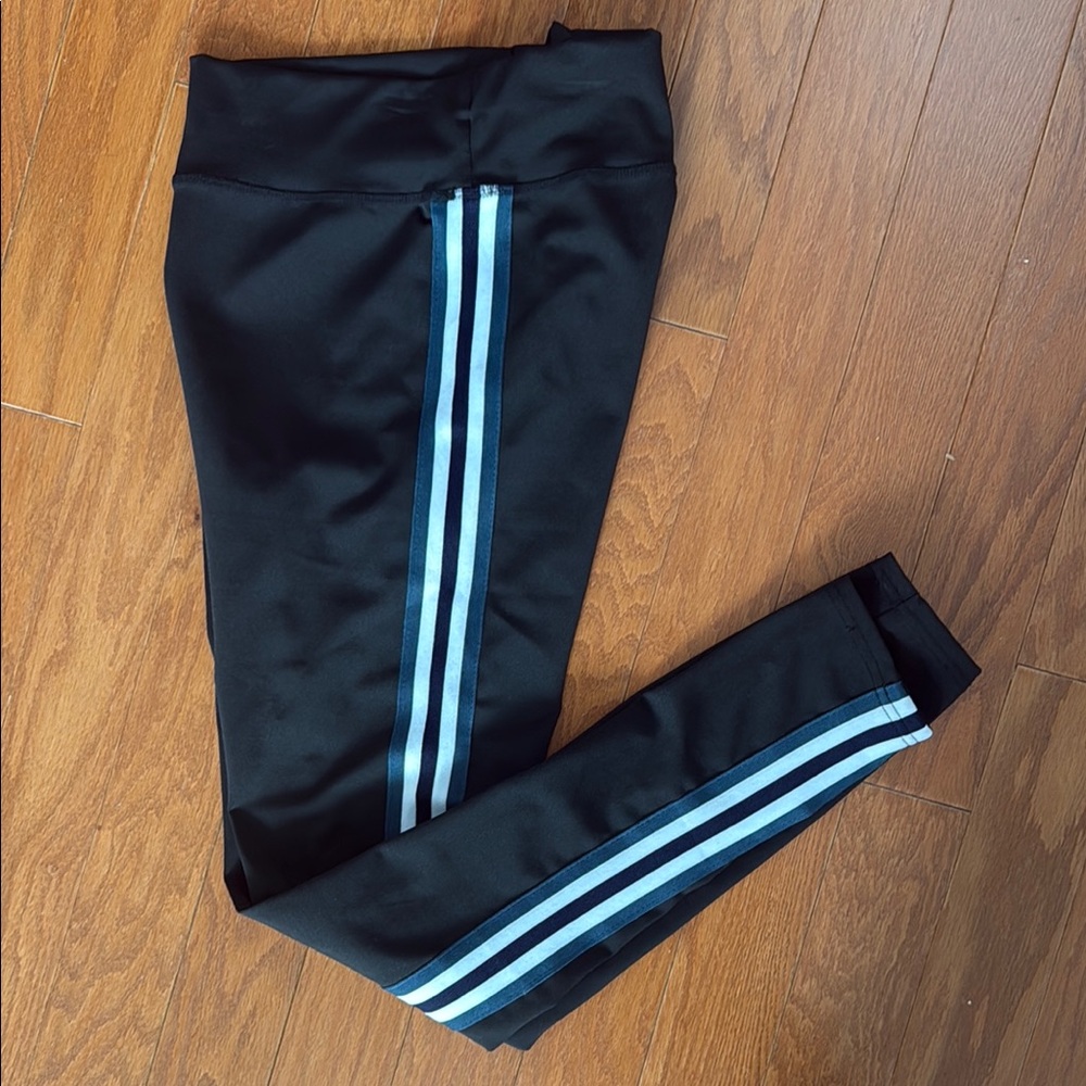 BSP‎ Black Side Stripe Leggings 1X